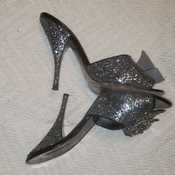 Miu Miu prada glitter mules shoes size 8 - Picture 8 of 11
